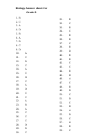 Biology Answer sheet for Grade 8.docx